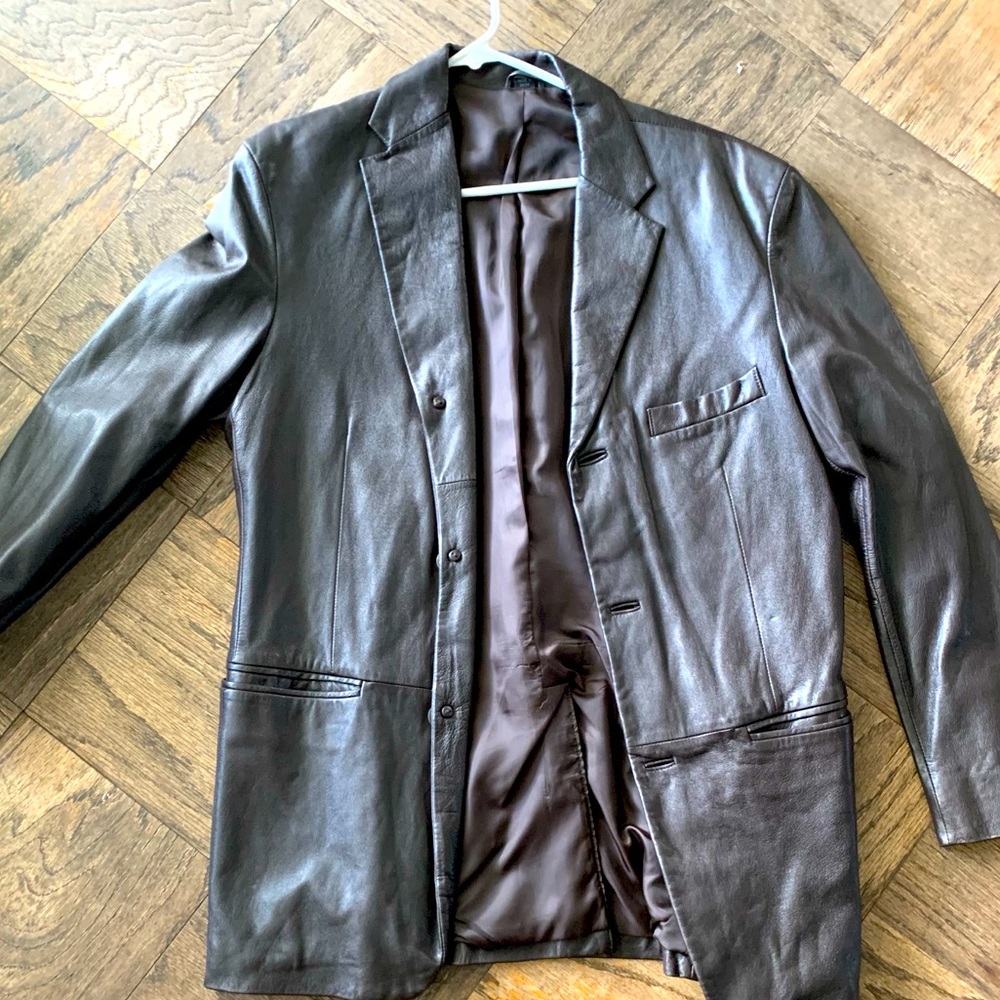 Brown leather Jacket